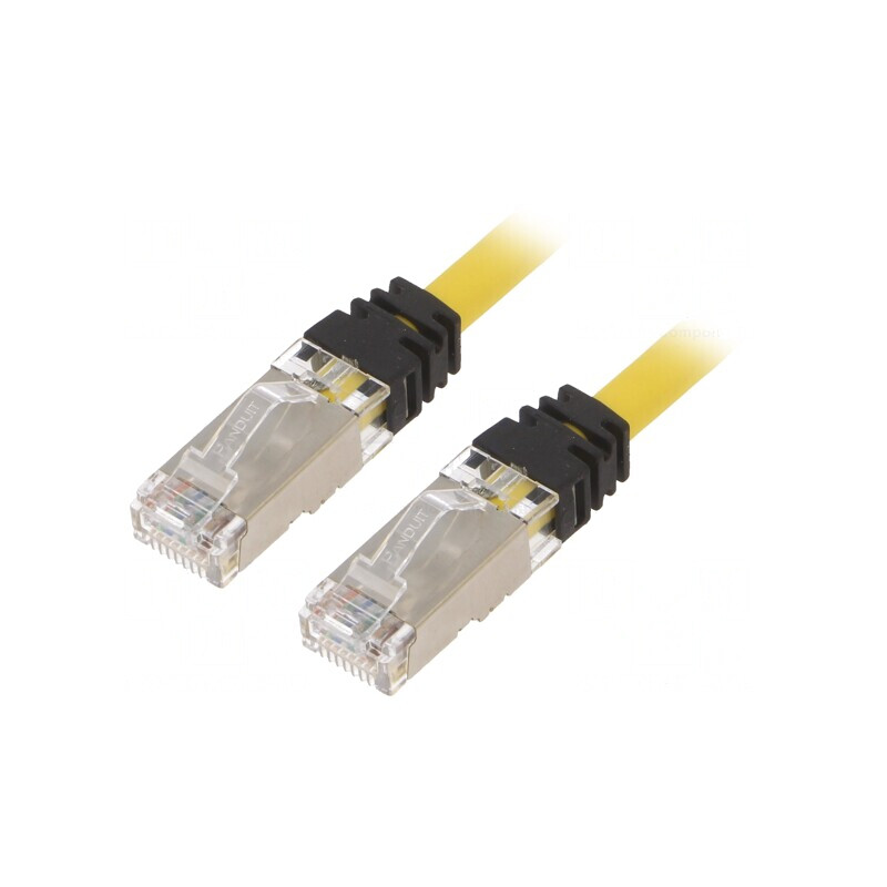Patch cord galben S/FTP TX6A™ 10Gig LSZH 1m | Electronic-mag.ro | Componente Electronice