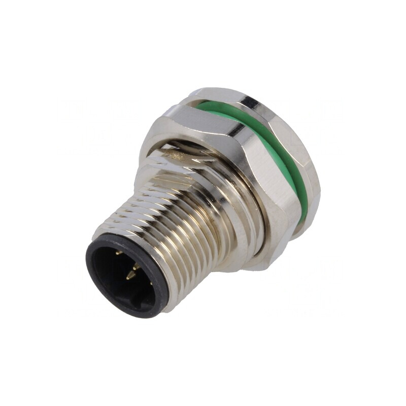 Soclu M12 PIN 5 tată Profibus THT IP67 60V 4A | Electronic-mag.ro | Componente Electronice