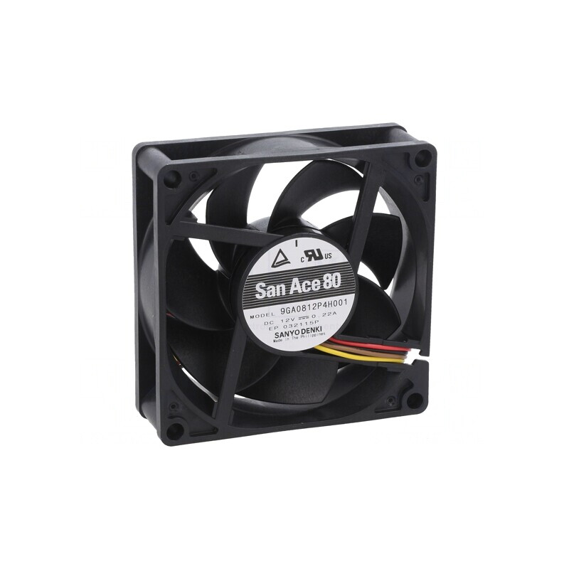 Ventilator DC Axial 12V 80x80x25mm | Electronic-mag.ro | Componente Electronice
