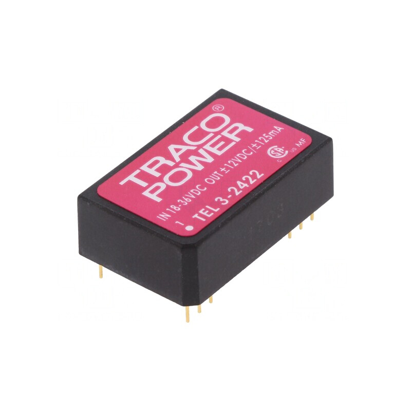 Convertor DC/DC 3W 18-36V la 12V/-12V | Electronic-mag.ro | Componente Electronice
