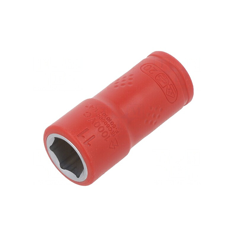 Cheie Tubulară Hex 11mm 1/4 42mm Izolată 6 Puncte | Electronic-mag.ro | Componente Electronice
