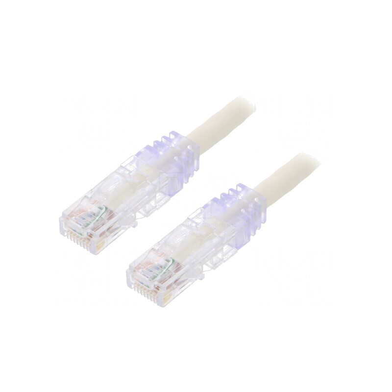 Patch Cord UTP Cat6 Alb 5m | Electronic-mag.ro | Componente Electronice