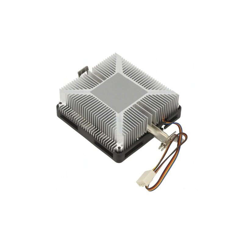 Radiator Aluminiu 12VDC 45,1m3/h 30,8mm x 80mm | Electronic-mag.ro | Componente Electronice