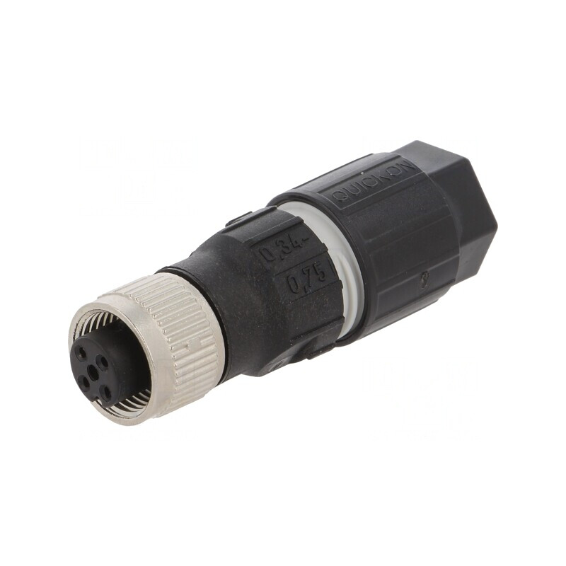 Mufă M12 4-PIN mamă pe cablu IDC DeviceNet/CANopen | Electronic-mag.ro | Componente Electronice