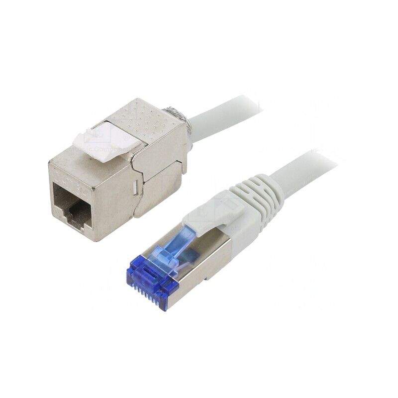 Prelungitor RJ45 S/FTP CAT6a LSZH Gri 10m | Electronic-mag.ro | Componente Electronice