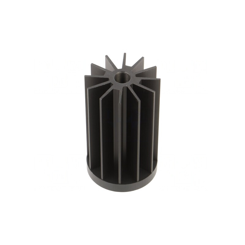 Radiator LED Rotund Negru 45x68mm STAR LED | Electronic-mag.ro | Componente Electronice