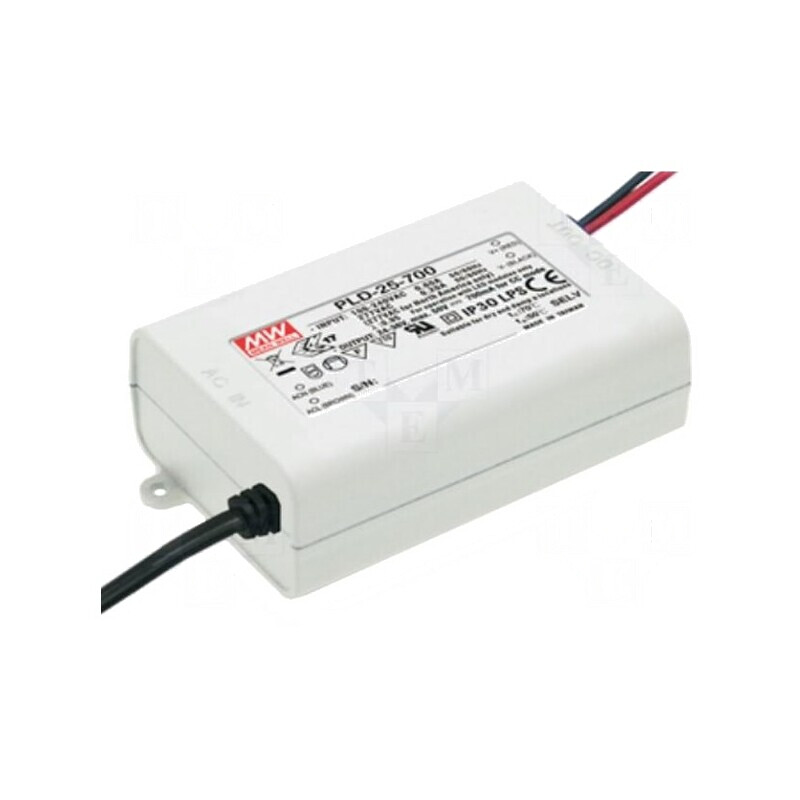 Alimentator LED 25,2W 24-36V 700mA | Electronic-mag.ro | Componente Electronice