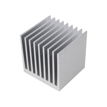 Radiator extrudat cu aripioare 75x80x80mm | Electronic-mag.ro | Componente Electronice