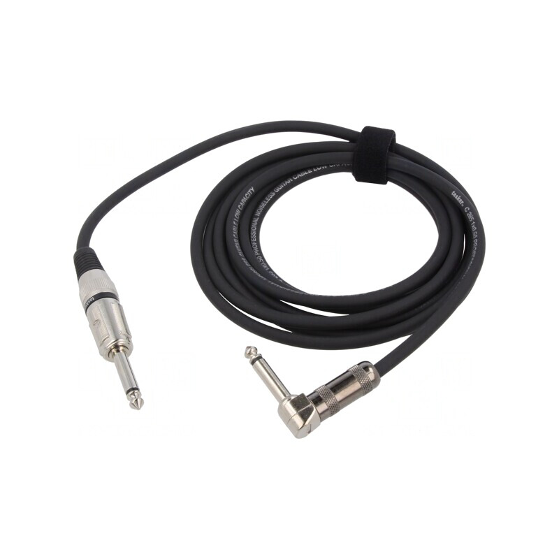 Cablu Jack 6.3mm 2pin la Jack 6.3mm în unghi 3m | Electronic-mag.ro | Componente Electronice