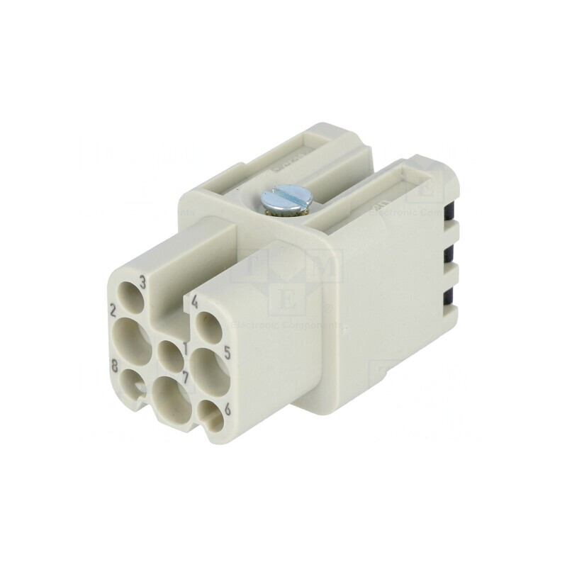 Conector HDC Inserturi Contact Mamă Han D 8-PIN 10A 50V | Electronic-mag.ro | Componente Electronice