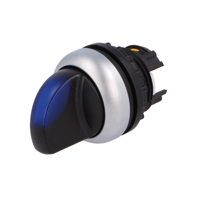 Comutator rotativ 22mm albastru IP67 | Electronic-mag.ro | Componente Electronice