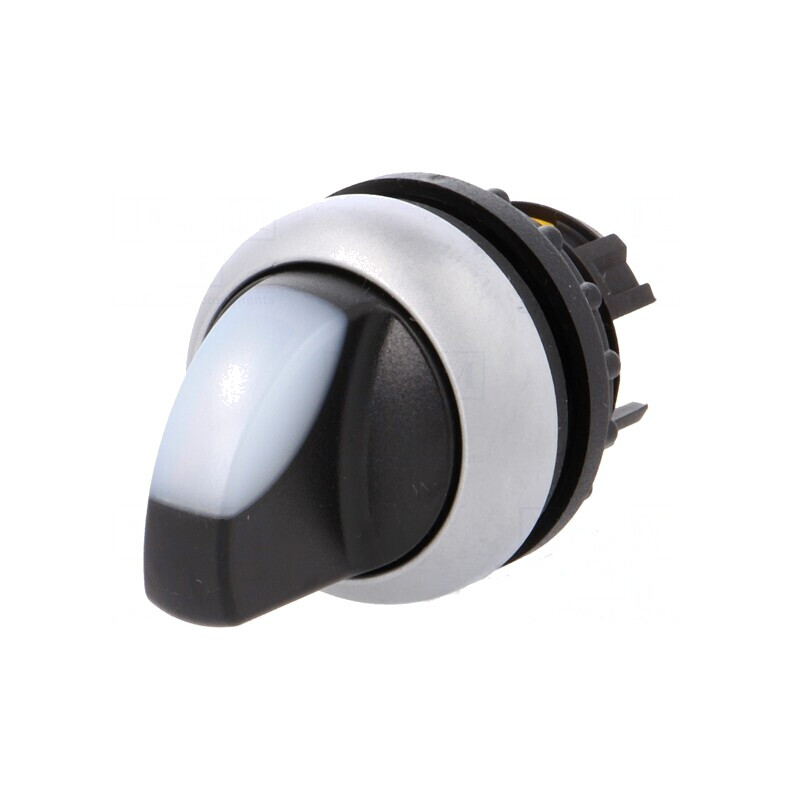 Comutator Rotativ Alb 22mm | Electronic-mag.ro | Componente Electronice