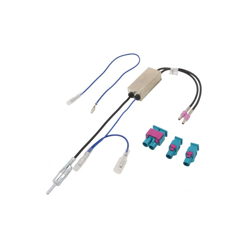 Separator antenă DIN cu dublu soclu Fakra | Electronic-mag.ro | Componente Electronice