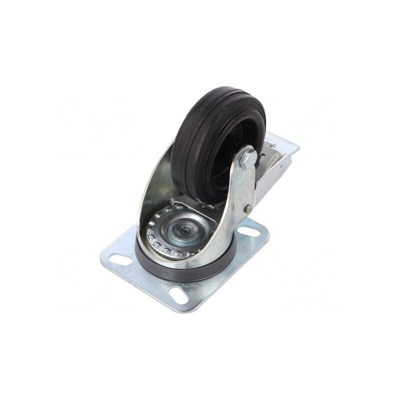 Roată de transport cu placă de montare 80mm | Electronic-mag.ro | Componente Electronice