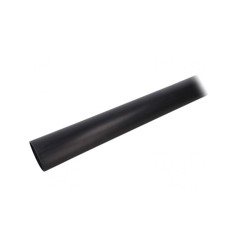 Manşon termocontractabil cu adeziv 30mm negru 1m | Electronic-mag.ro | Componente Electronice