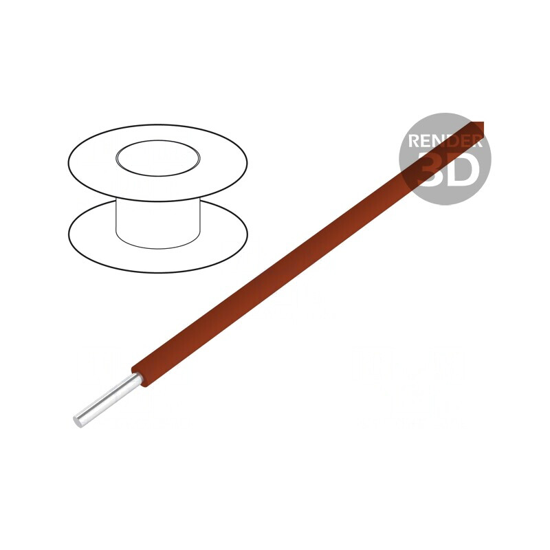 Cablu HookUp Wire 22AWG PVC Maro 30,5m | Electronic-mag.ro | Componente Electronice Cablu HookUp Wire 22AWG PVC Maro 30,5m | Electronic-mag.ro | Componente Electronice