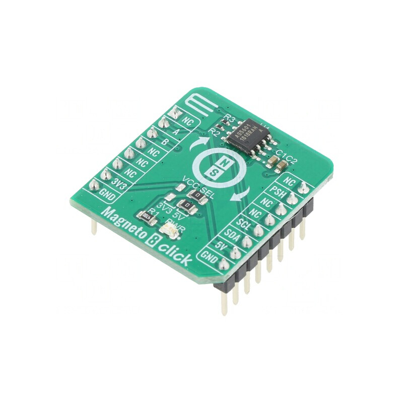 Magneto 8 Click Senzor de Câmp Magnetic GPIO I2C AS5601 | Electronic-mag.ro | Componente Electronice Magneto 8 Click Senzor de Câmp Magnetic GPIO I2C AS5601 | Electronic-mag.ro | Componente Electronice