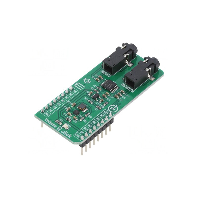Volume 2 Click Audio Board I2C 5VDC | Electronic-mag.ro | Componente Electronice