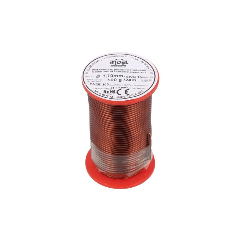 Sârmă dublu emailată 1,7mm 0,5kg Cu | Electronic-mag.ro | Componente Electronice