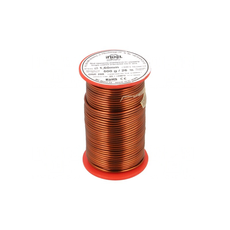 Sârmă Emailată Cupru 1,6mm 0,5kg | Electronic-mag.ro | Componente Electronice Sârmă Emailată Cupru 1,6mm 0,5kg | Electronic-mag.ro | Componente Electronice