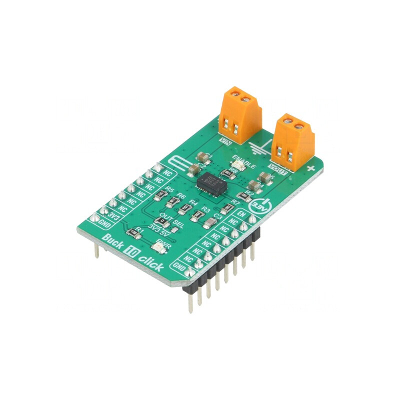Placă Prototip Buck 10 Click DC/DC GPIO Adaptor | Electronic-mag.ro | Componente Electronice