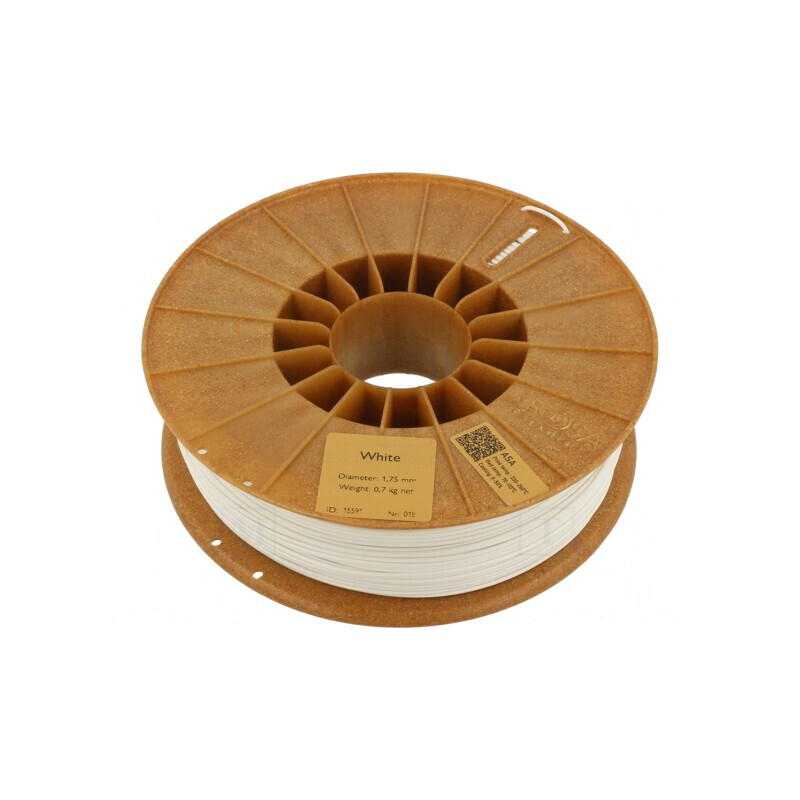 Filament ASA 1,75mm Alb 700g | Electronic-mag.ro | Componente Electronice