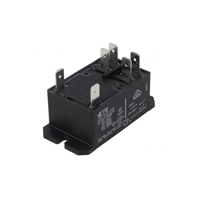 Releu Electromagnetic DPST-NO 240VAC 30A T92 | Electronic-mag.ro | Componente Electronice