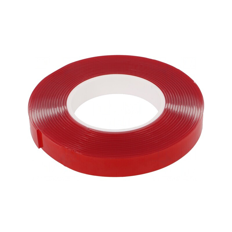 Bandă dublă adezivă acril 19mm x 5,5m 2mm | Electronic-mag.ro | Componente Electronice