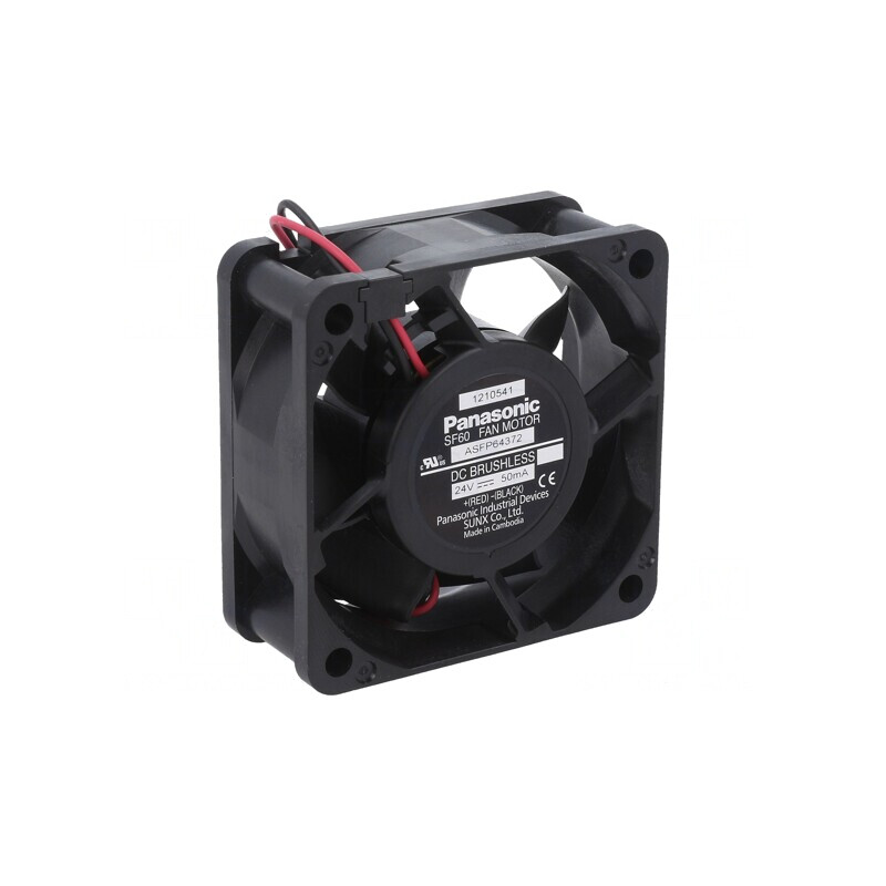 Ventilator axial 24V DC 60x60x25mm 21dBA | Electronic-mag.ro | Componente Electronice