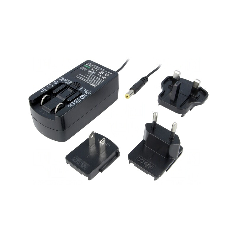 Alimentator 18VDC 1,33A 24W Ştecher EU/UK/US | Electronic-mag.ro | Componente Electronice
