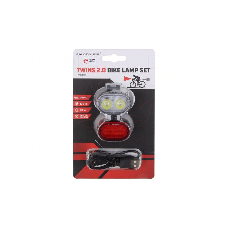LED Bike Torch 20lm/120lm USB Rechargeable | Electronic-mag.ro | Componente Electronice