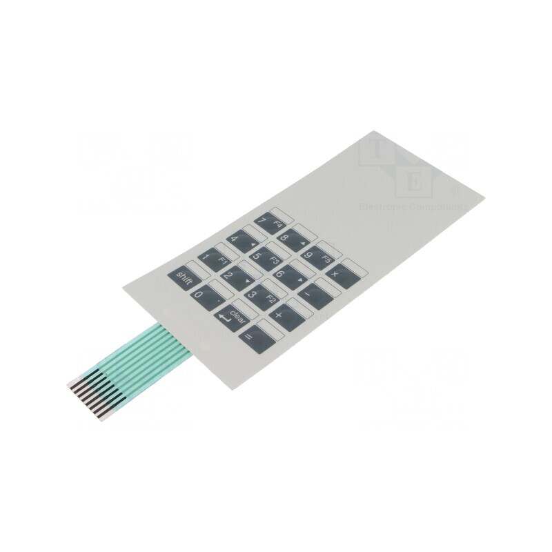 Tastatură cu Membrană 16 Butoane 71mm 2,54mm STD44-08 | Electronic-mag.ro | Componente Electronice