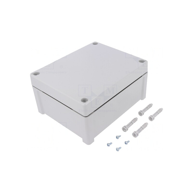 Carcasă Universală ABS Gri IP65 163x201x98mm | Electronic-mag.ro | Componente Electronice