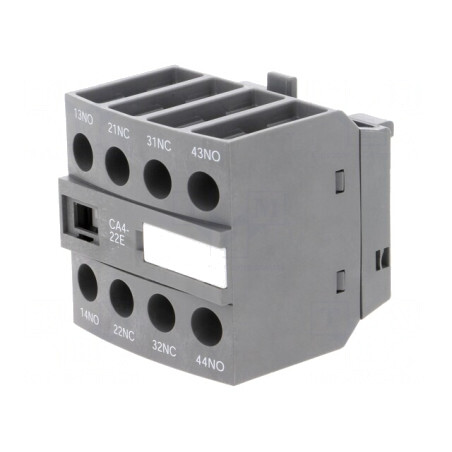 Contacte auxiliare AF cu cleme șurub frontală | Electronic-mag.ro | Componente Electronice