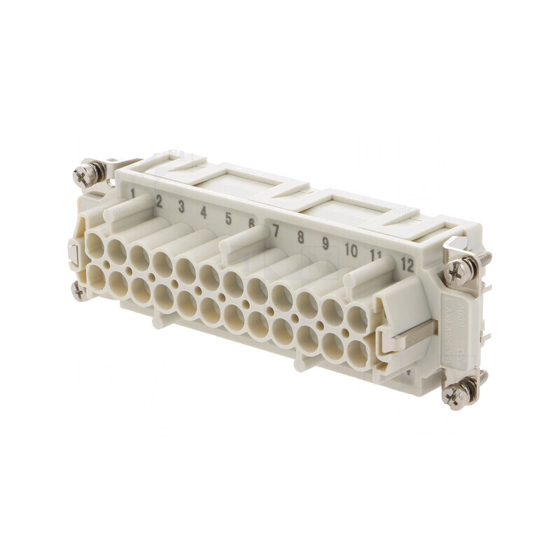 Conector HDC Inserturi Contact Mamă 24 PE | Electronic-mag.ro | Componente Electronice