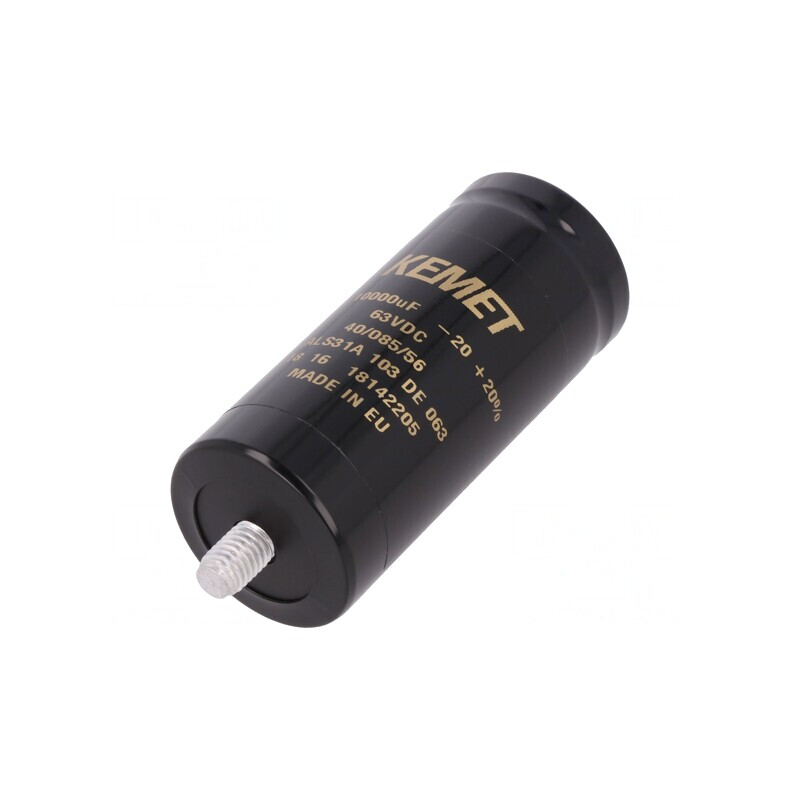 Condensator Electrolitic 10mF 63VDC Ø36x82mm Raster 12,8mm | Electronic-mag.ro | Componente Electronice