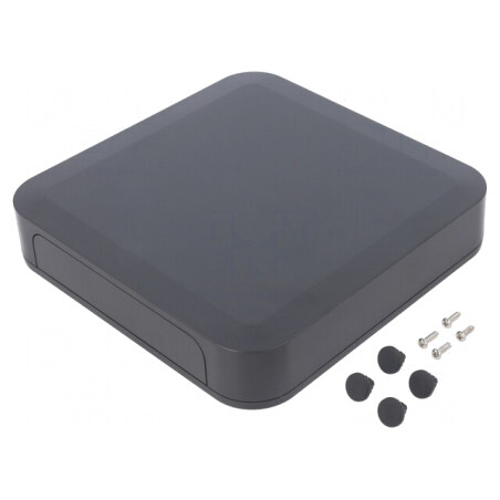 Carcasă ABS Gri Întunecat 150x150x30mm | Electronic-mag.ro | Componente Electronice