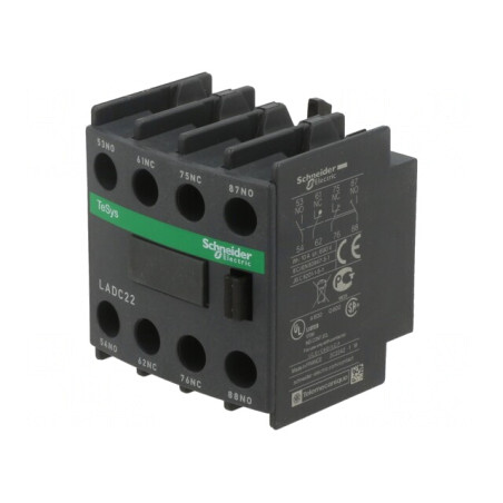 Contacte Auxiliare NC x2 NO x2 LADC22 | Electronic-mag.ro | Componente Electronice