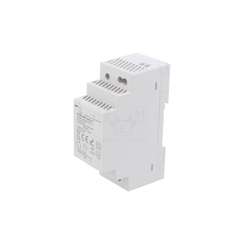 Alimentator Pulsatoriu pentru Şină DIN 30W 24V 1,25A IP20 | Electronic-mag.ro | Componente Electronice