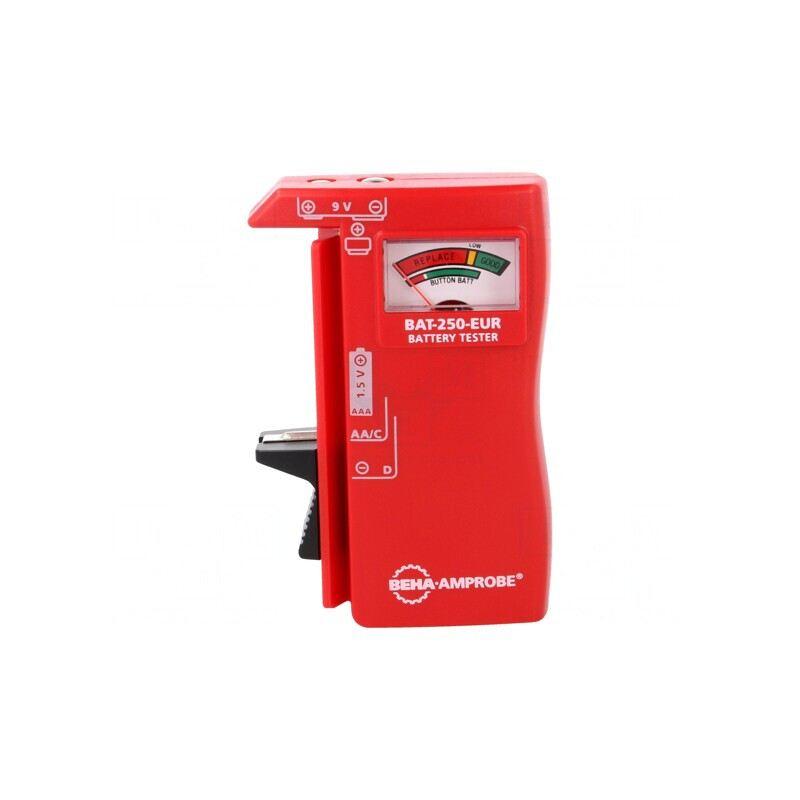 Tester Baterie BAT-250-EUR cu Indicator Nivel Scăzut | Electronic-mag.ro | Componente Electronice