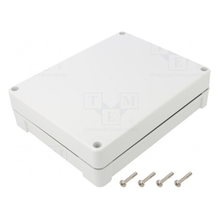 Carcasă Universală cu Bucșă din Alamă 190x240x60mm ABS | Electronic-mag.ro | Componente Electronice