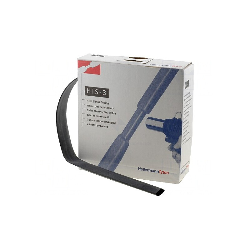 Manșon Termocontractabil 18mm 4m Negru | Electronic-mag.ro | Componente Electronice