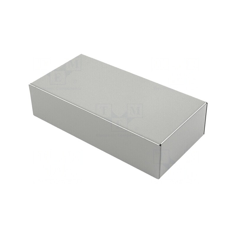 Carcasă bază oțel gri 102x203x51 mm | Electronic-mag.ro | Componente Electronice