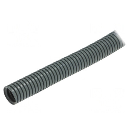 Tub de protecție poliamidă 23mm gri 50m PMAFLEX | Electronic-mag.ro | Componente Electronice
