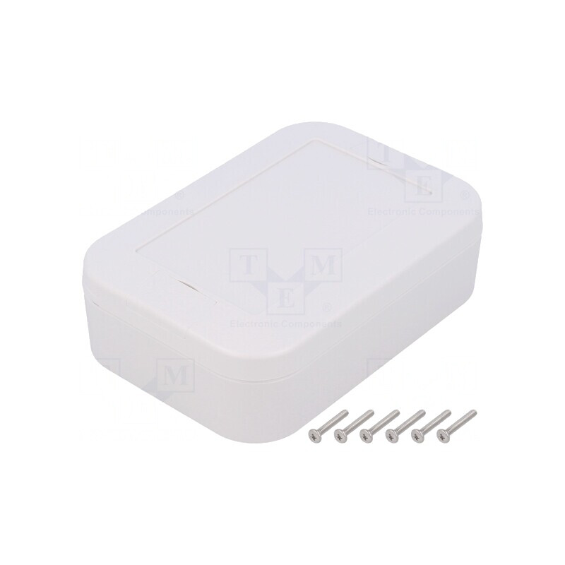 Carcasă Universală 90x130x40mm Gri Deschis | Electronic-mag.ro | Componente Electronice