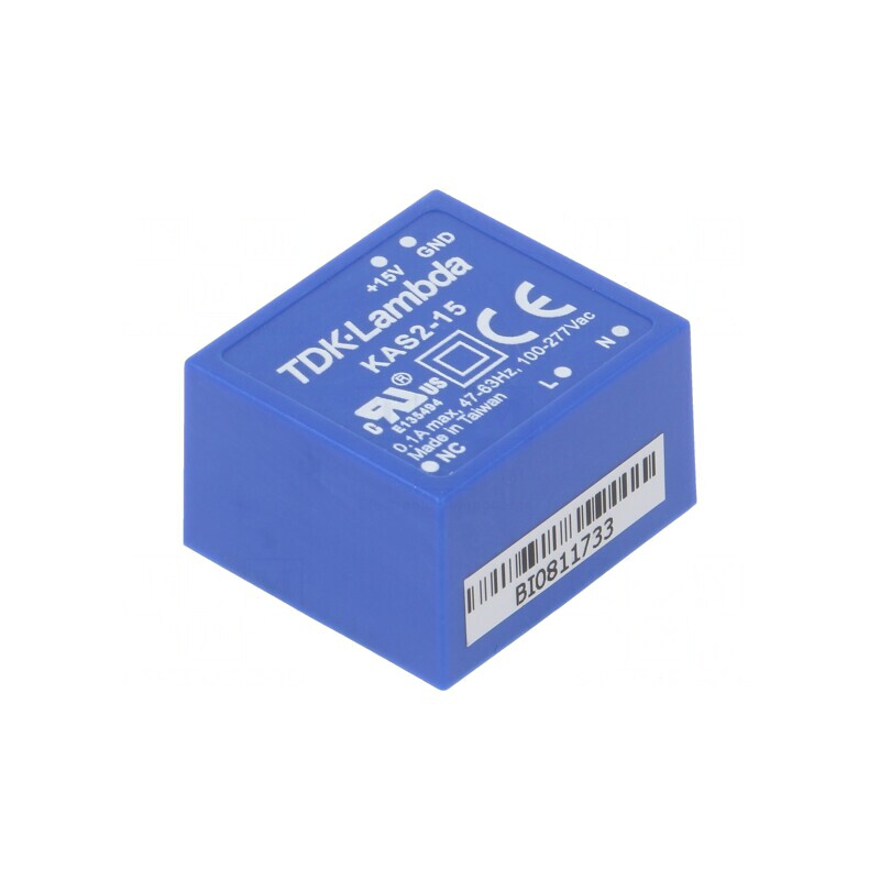 Convertor AC/DC 2W 15VDC KAS2-15 | Electronic-mag.ro | Componente Electronice