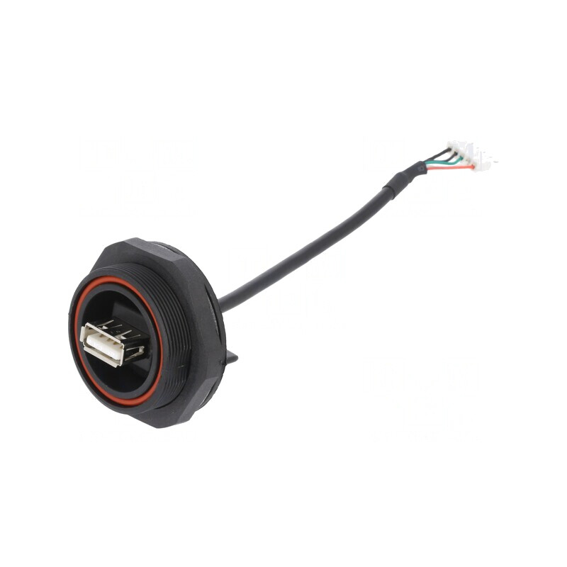 Conector USB A Soclu 4 PIN IP68 | Electronic-mag.ro | Componente Electronice Conector USB A Soclu 4 PIN IP68 | Electronic-mag.ro | Componente Electronice