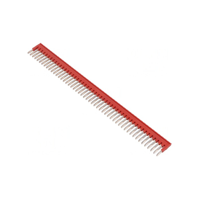 Punte cu șuruburi 50 piste roșie 3,5mm UL94V-0 | Electronic-mag.ro | Componente Electronice