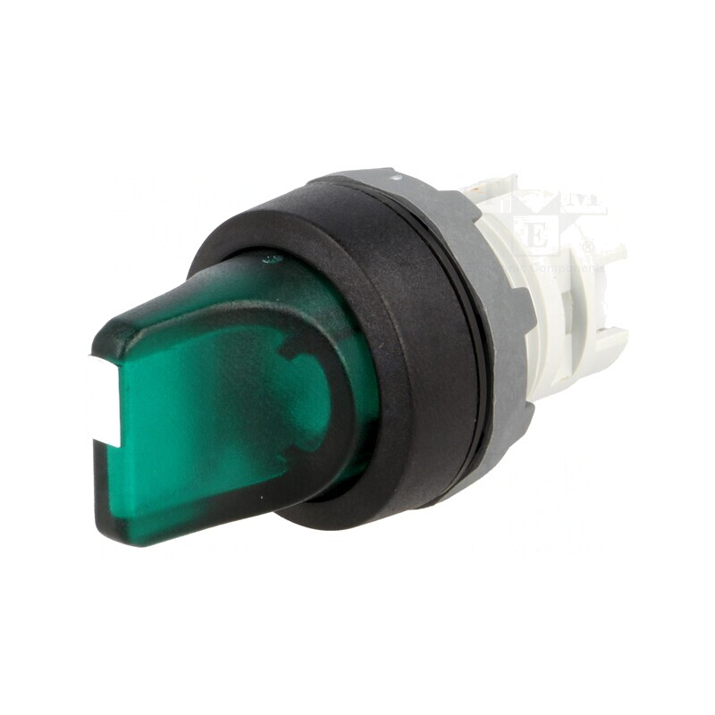 Comutator rotativ 22mm verde IP66 | Electronic-mag.ro | Componente Electronice