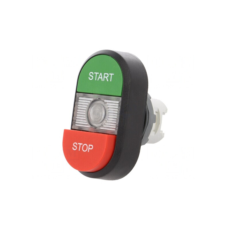 Comutator dublu 22mm verde-roșu IP66 | Electronic-mag.ro | Componente Electronice